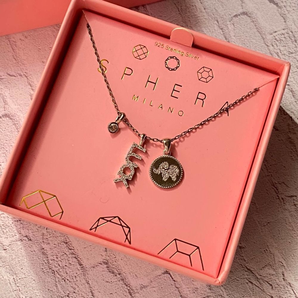 Sphere Milano CZ Luck Charms Necklace